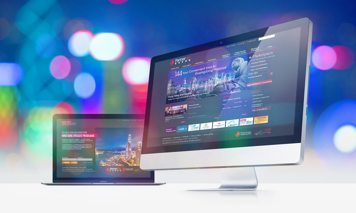 website design and wcms for HKTB